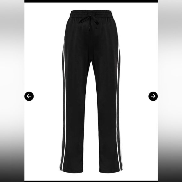 The Upside Celeste Black Track Pants with White Stripes New Size XSmall. - Picture 3 of 12